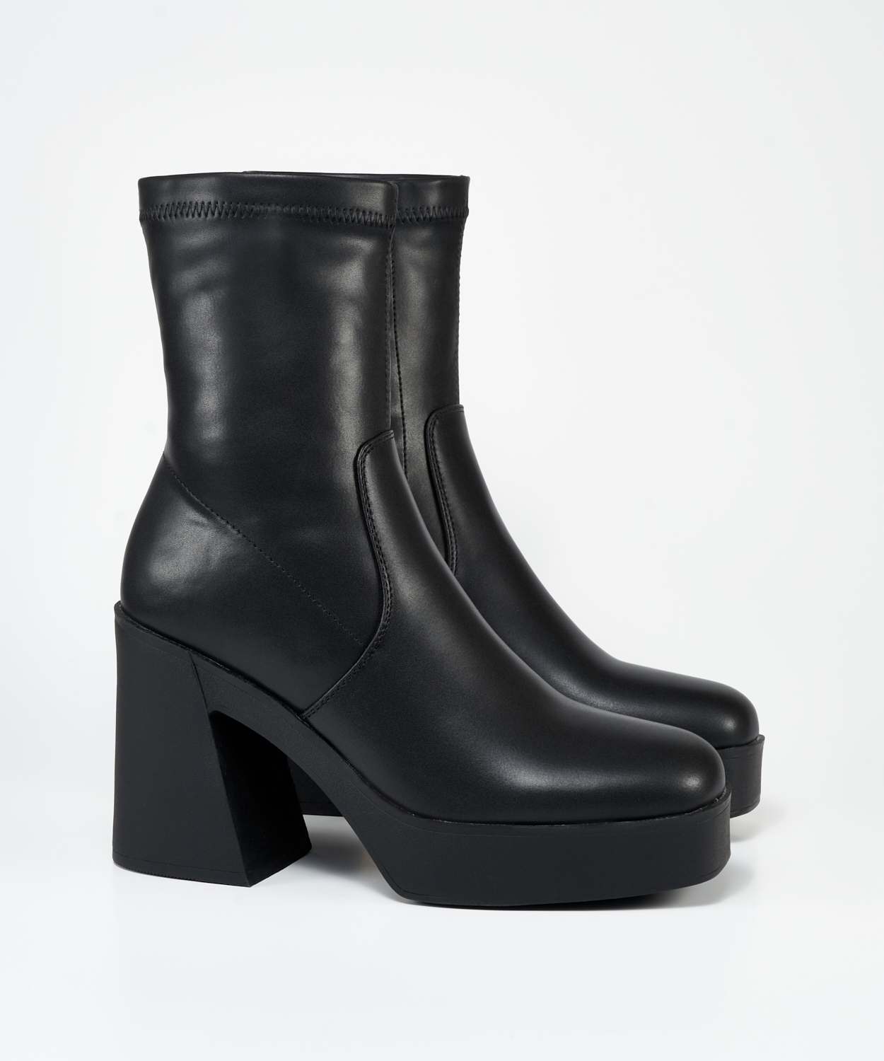 Botines plataforma stretch image number null